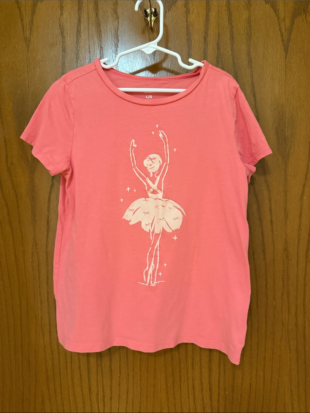 Carter's Coral Pink Ballerina Graphic Tee